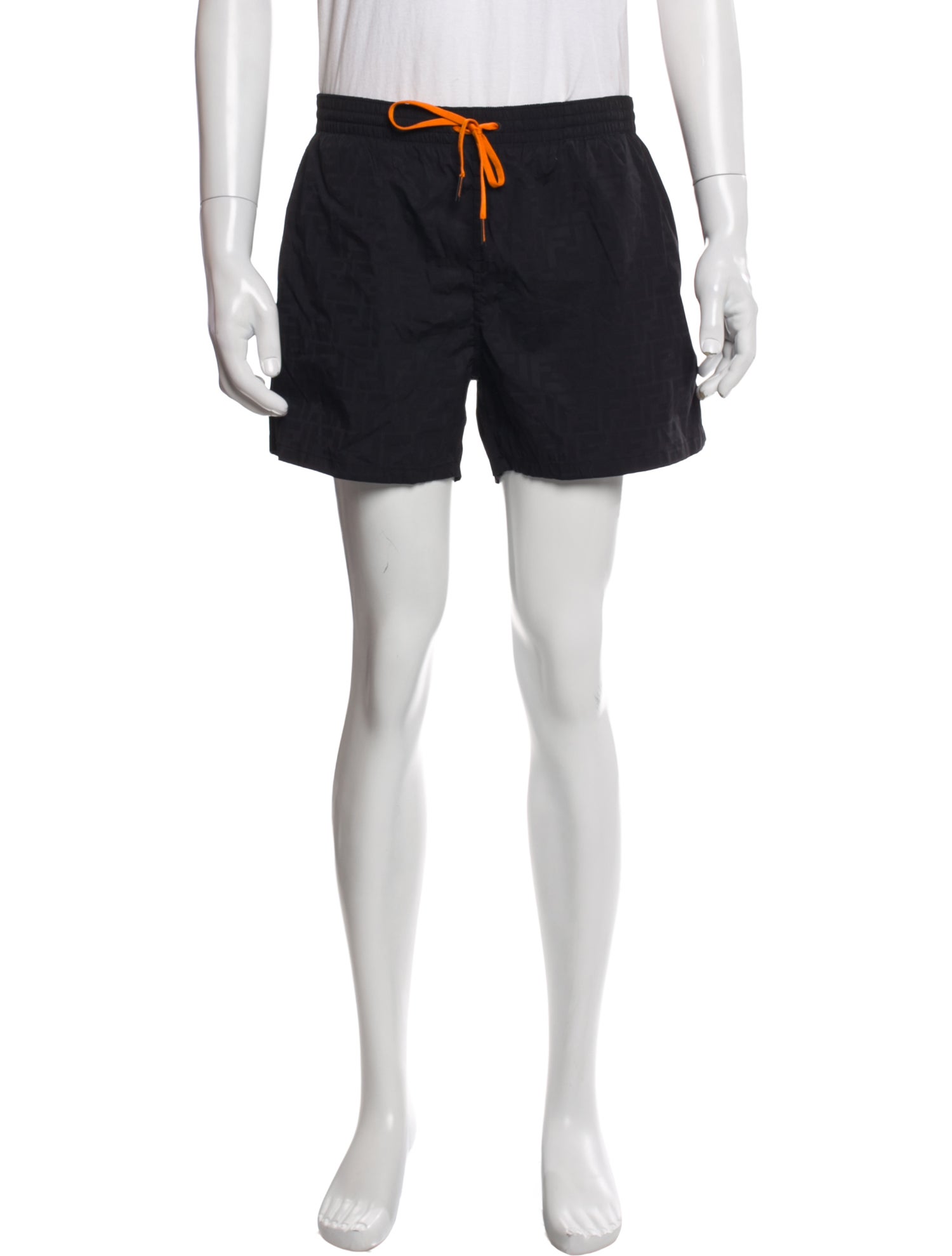 Fendi Zucca FF Logo Swim Trunks