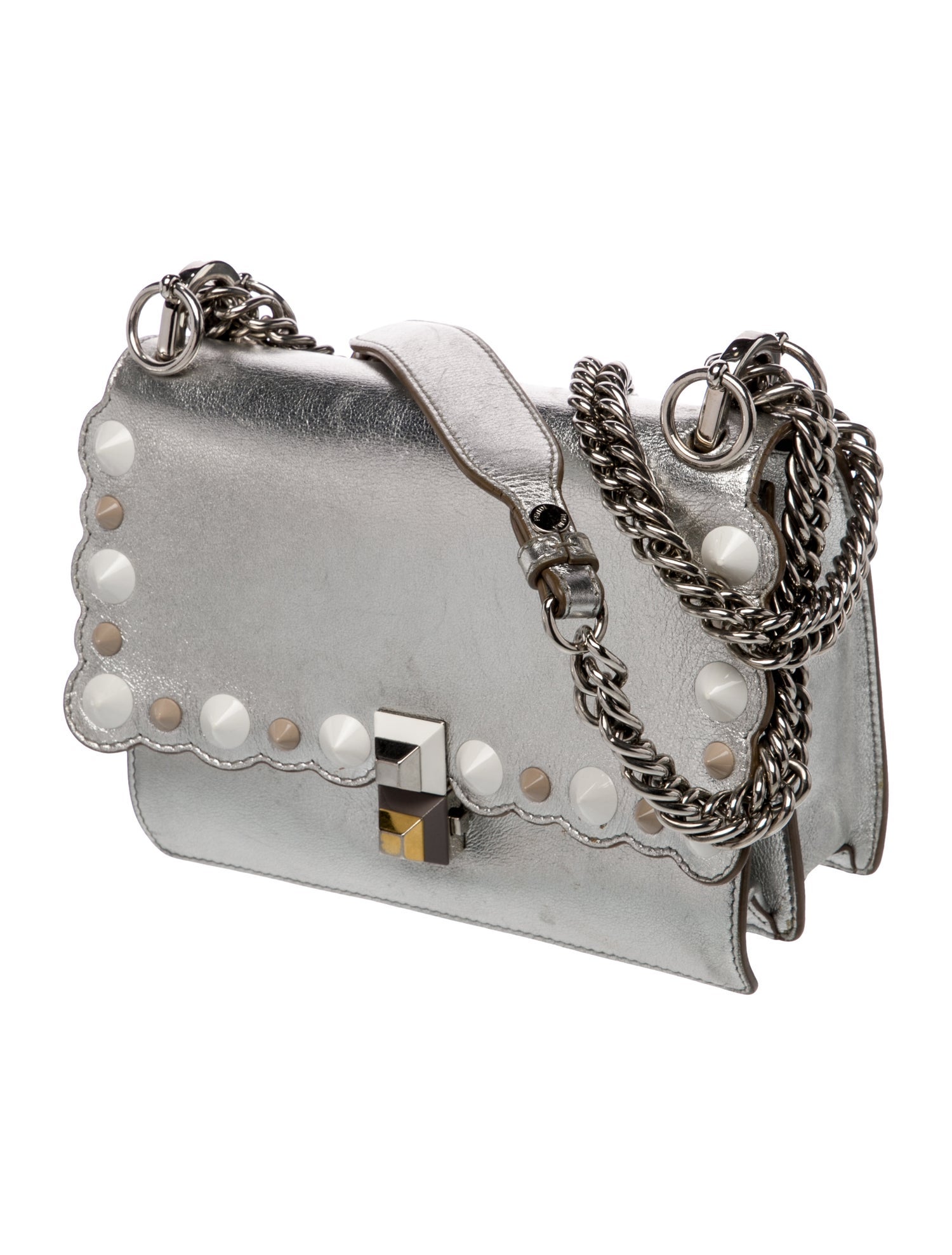 Fendi Leather Kan I Small