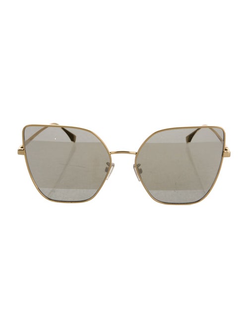 Fendi Square Mirrored Sunglasses