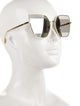 Fendi Square Mirrored Sunglasses