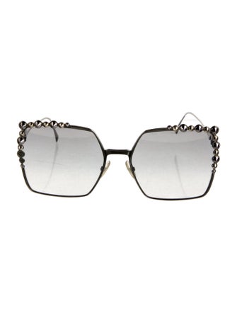 Fendi Square Gradient Sunglasses