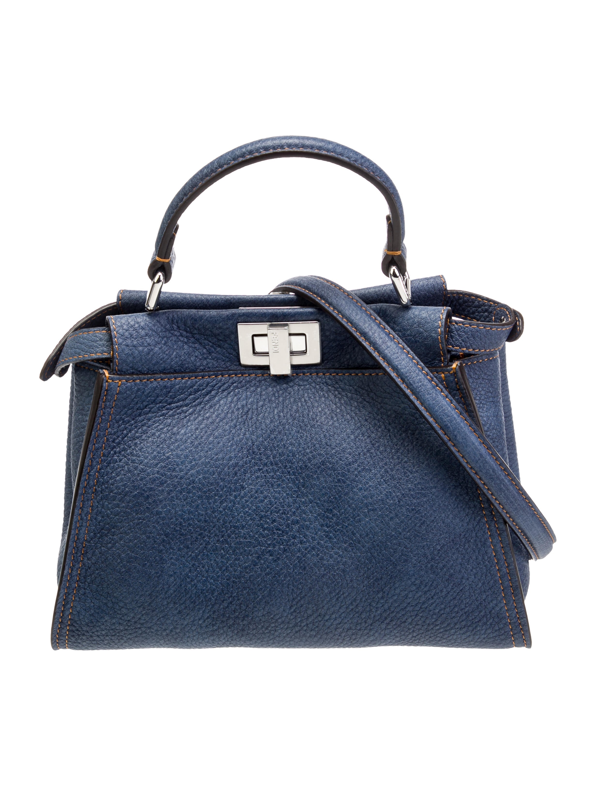 Fendi Leather Peekaboo Mini