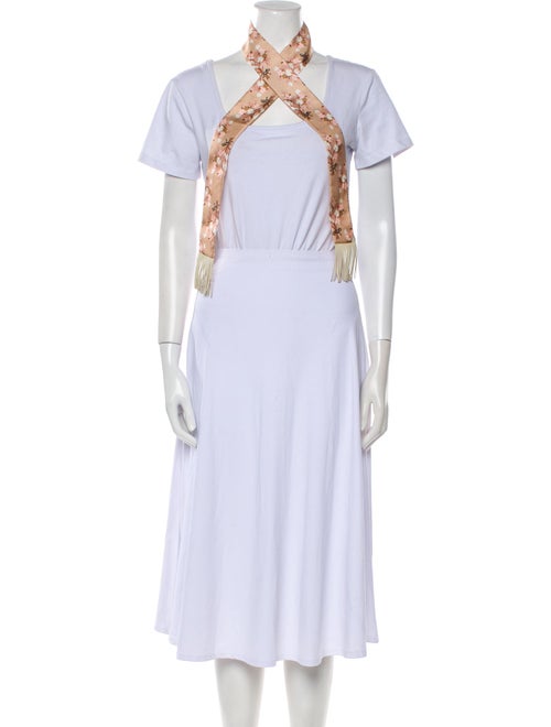 Fendi World Map Silk Scarf