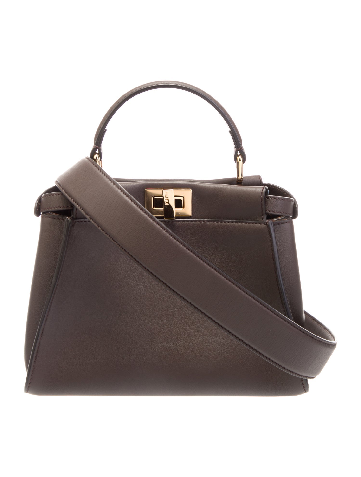 Fendi Leather Peekaboo Mini