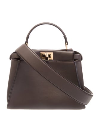 Fendi Leather Peekaboo Mini