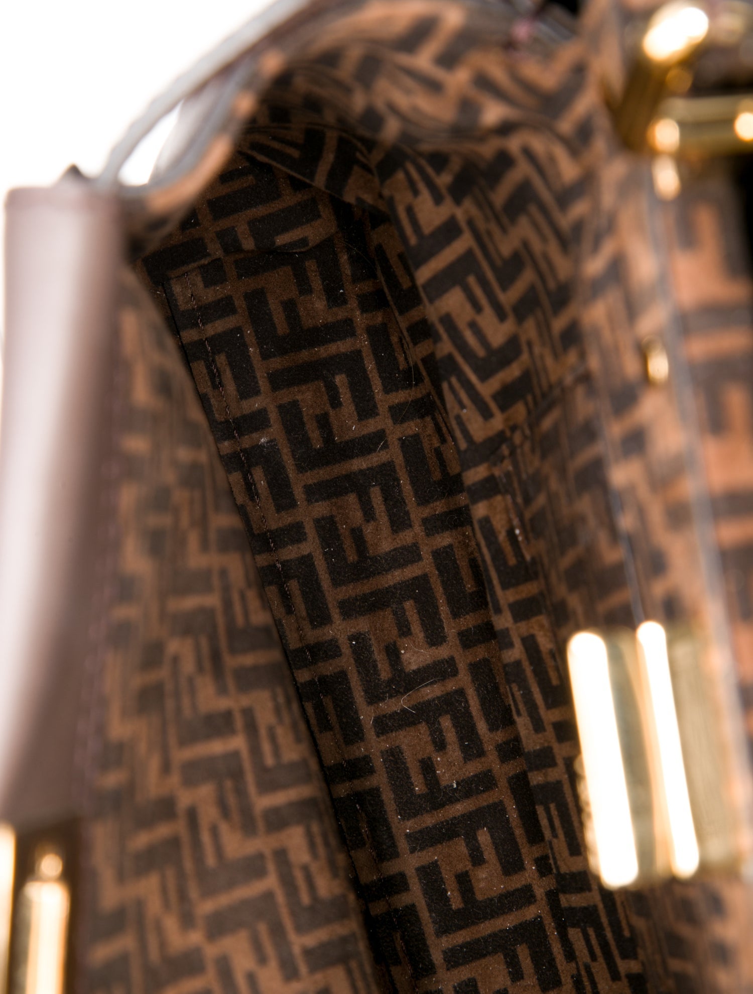 Fendi Leather Peekaboo Mini