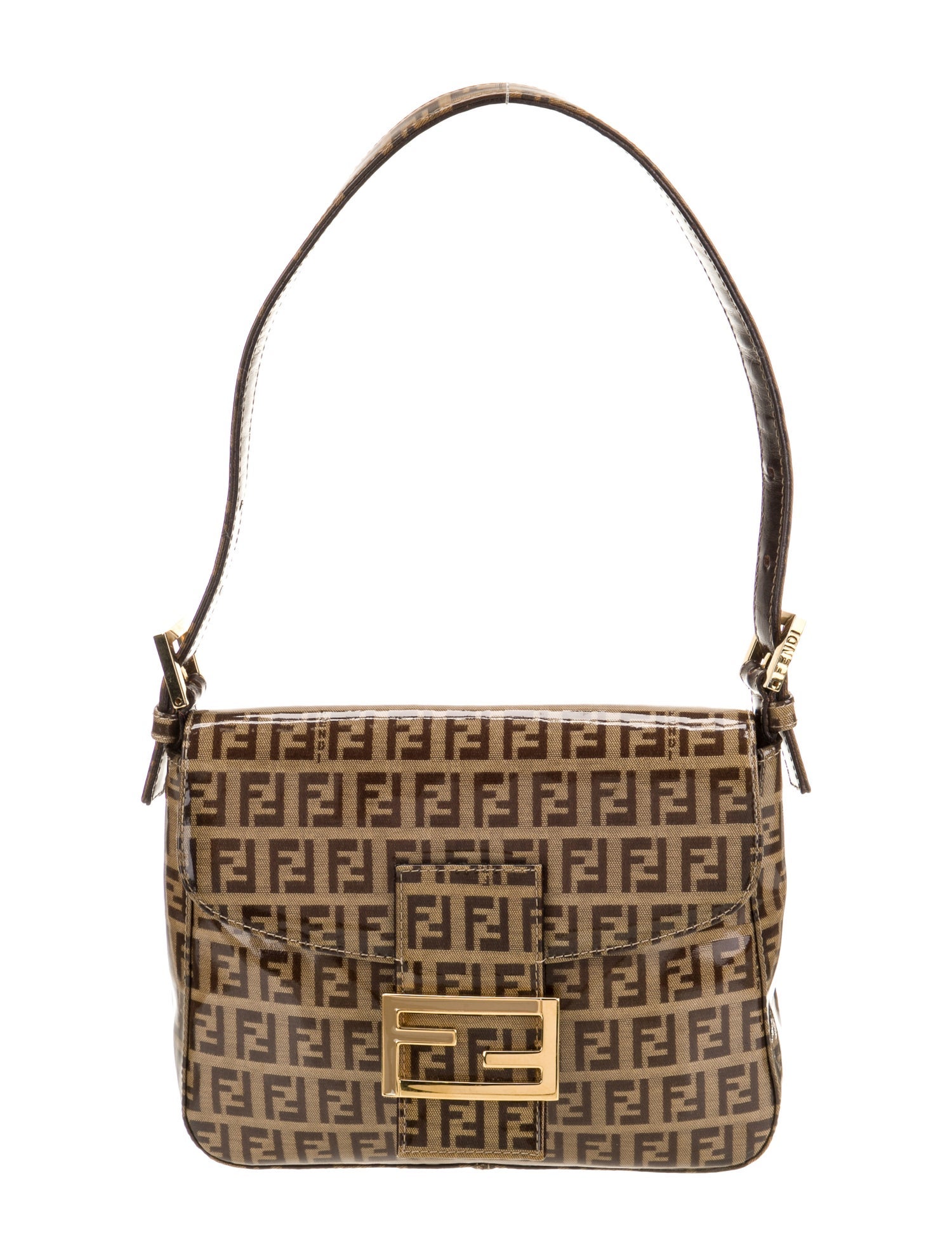 Fendi PVC Shoulder Bag Vintage