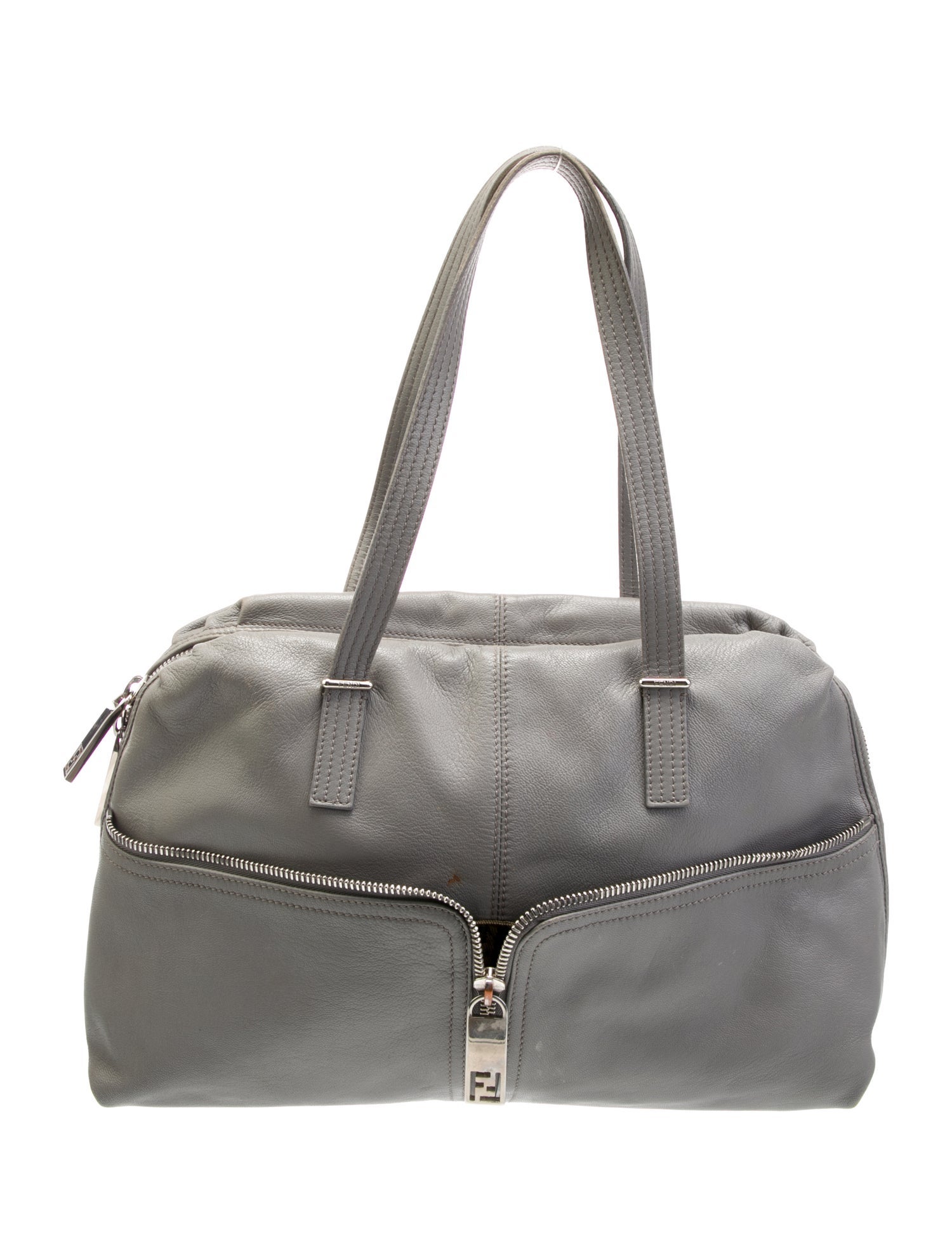 Fendi Leather Top Handle Bag