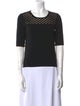 Fendi Wool Scoop Neck Sweater