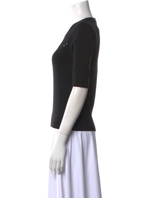 Fendi Wool Scoop Neck Sweater