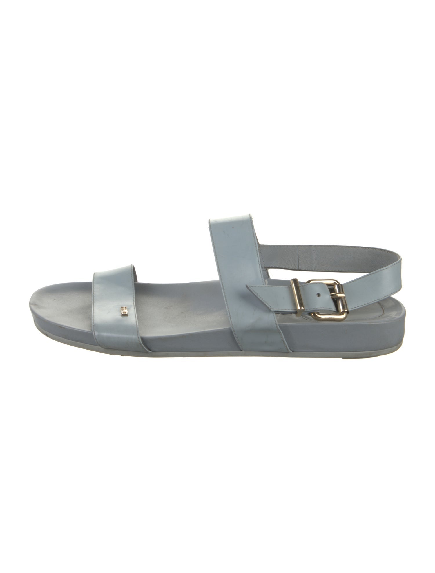 Fendi Leather Slingback Sandals