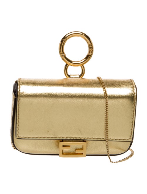 Fendi Leather Baguette Nano
