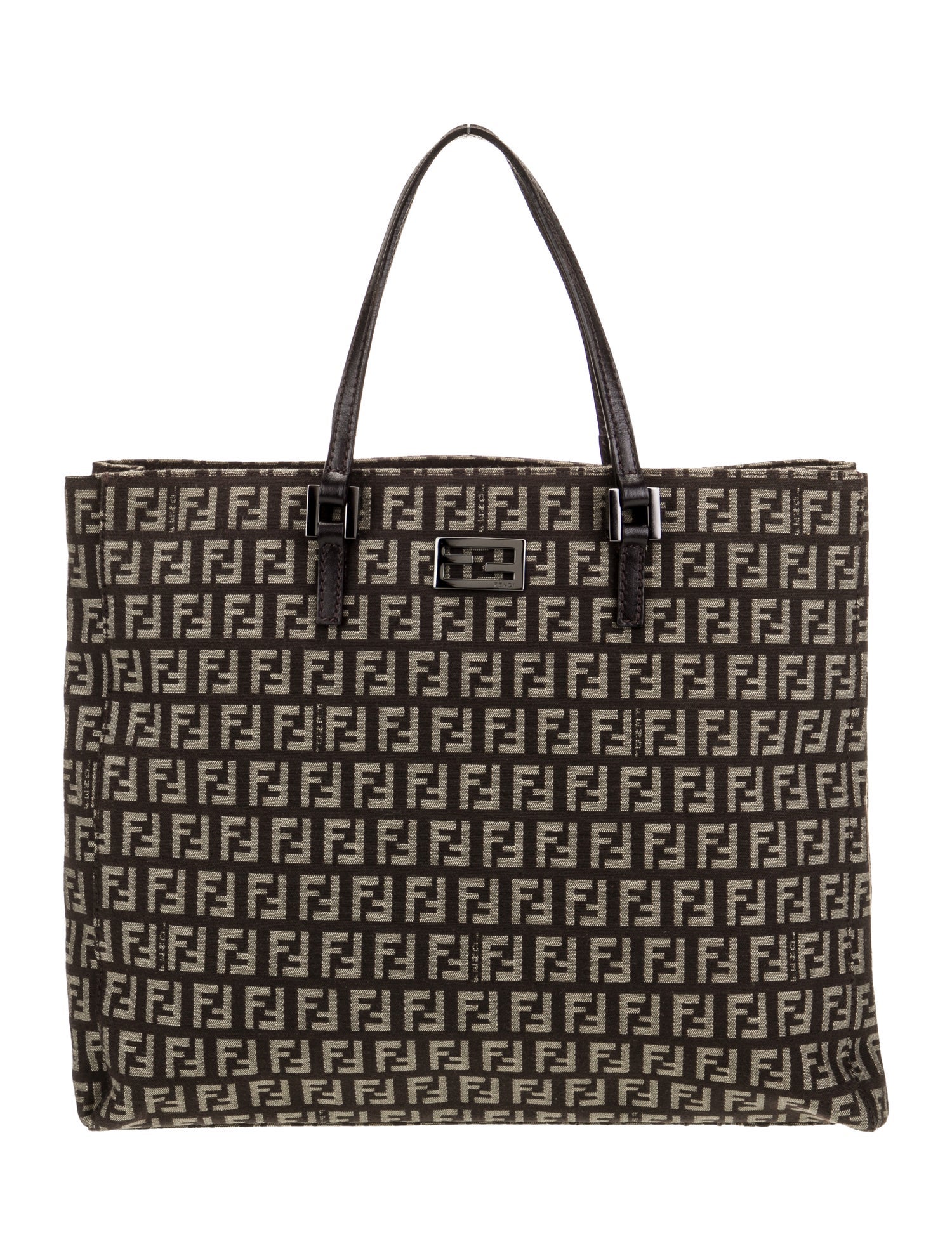Fendi Zucca FF Top Handle Bag