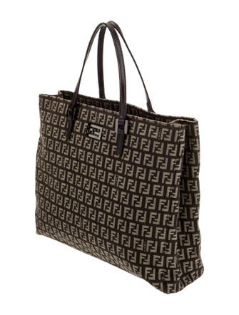 Fendi Zucca FF Top Handle Bag