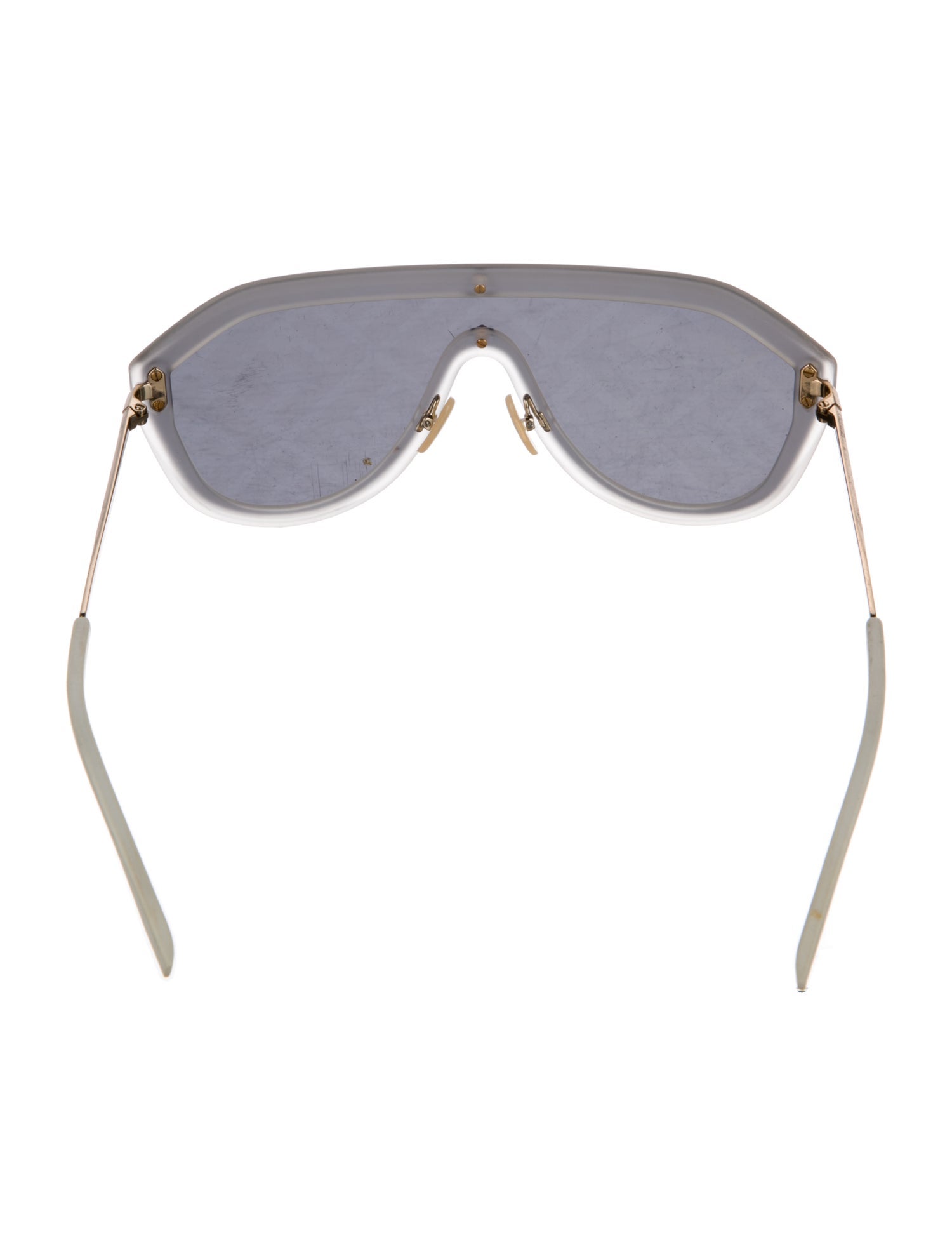 Fendi Zucca FF Logo Shield Sunglasses