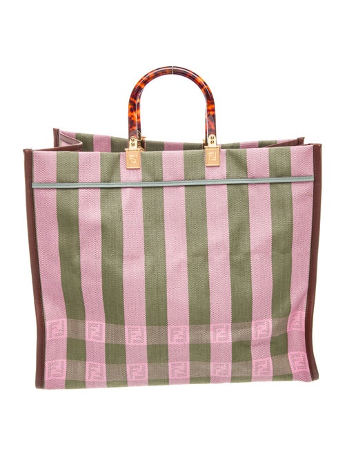 Fendi Pequin Sunshine Shopper Large