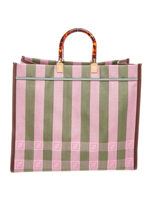 Fendi Pequin Sunshine Shopper Large