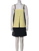 Fendi Colorblock Pattern Mini Dress