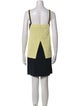 Fendi Colorblock Pattern Mini Dress