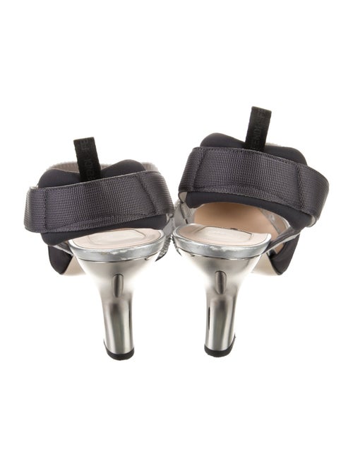 Fendi Zucca FF Logo Mesh D'Orsay Pumps