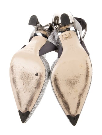 Fendi Zucca FF Logo Mesh D'Orsay Pumps