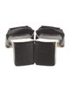 Fendi Zucca FF Logo Leather Slides