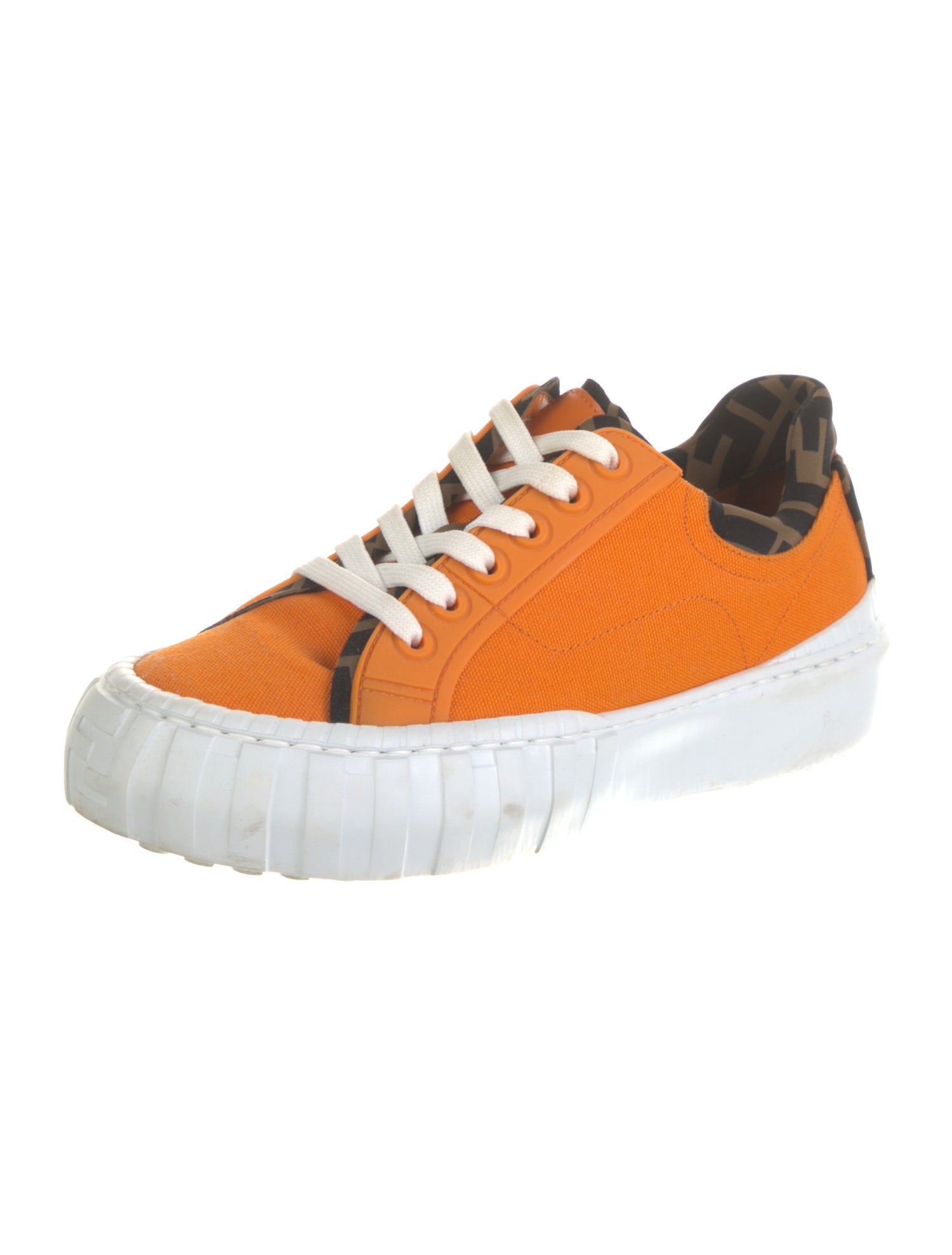 Fendi Zucca FF Logo Canvas Sneakers