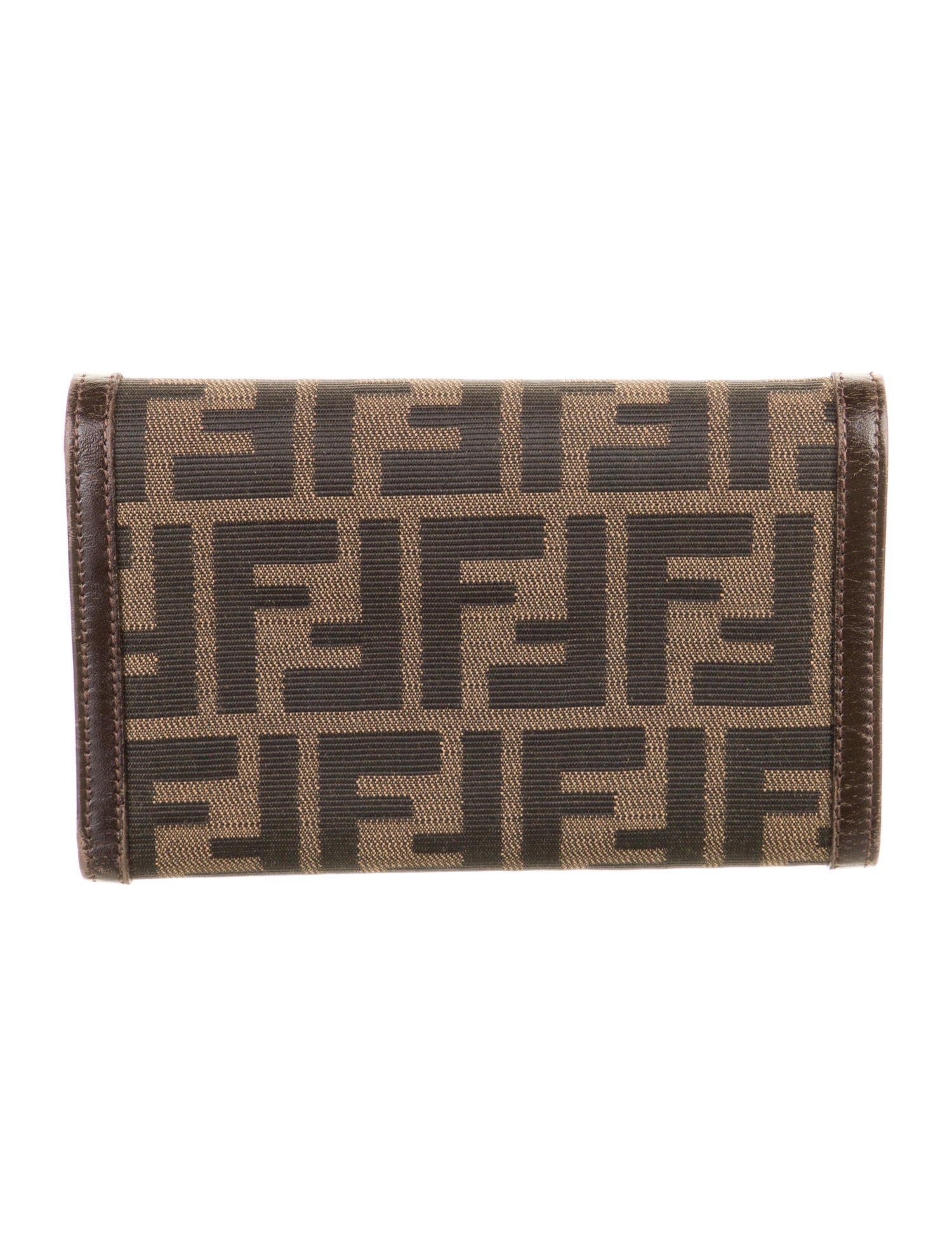 Fendi Vintage Zucca Compact Compact Wallet