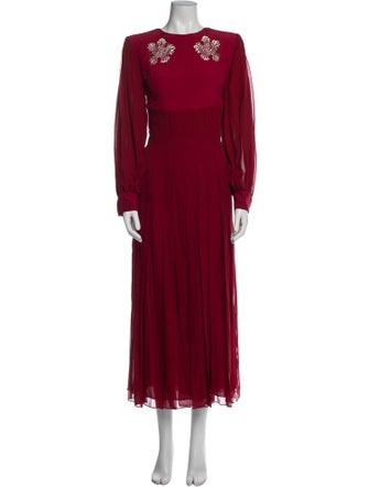 Fendi Silk Long Dress