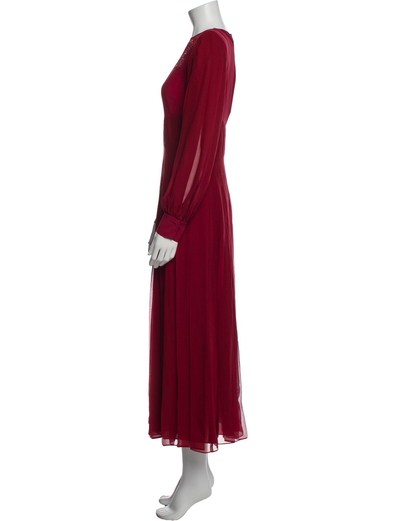 Fendi Silk Long Dress