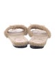 Fendi Shearling Slides