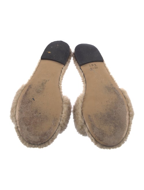 Fendi Shearling Slides