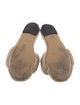 Fendi Shearling Slides