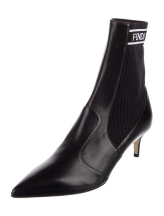 Fendi Leather Sock Boots
