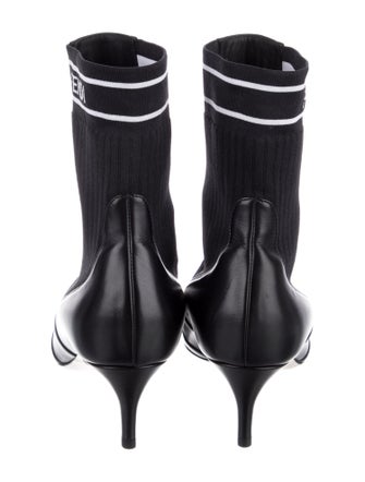 Fendi Leather Sock Boots