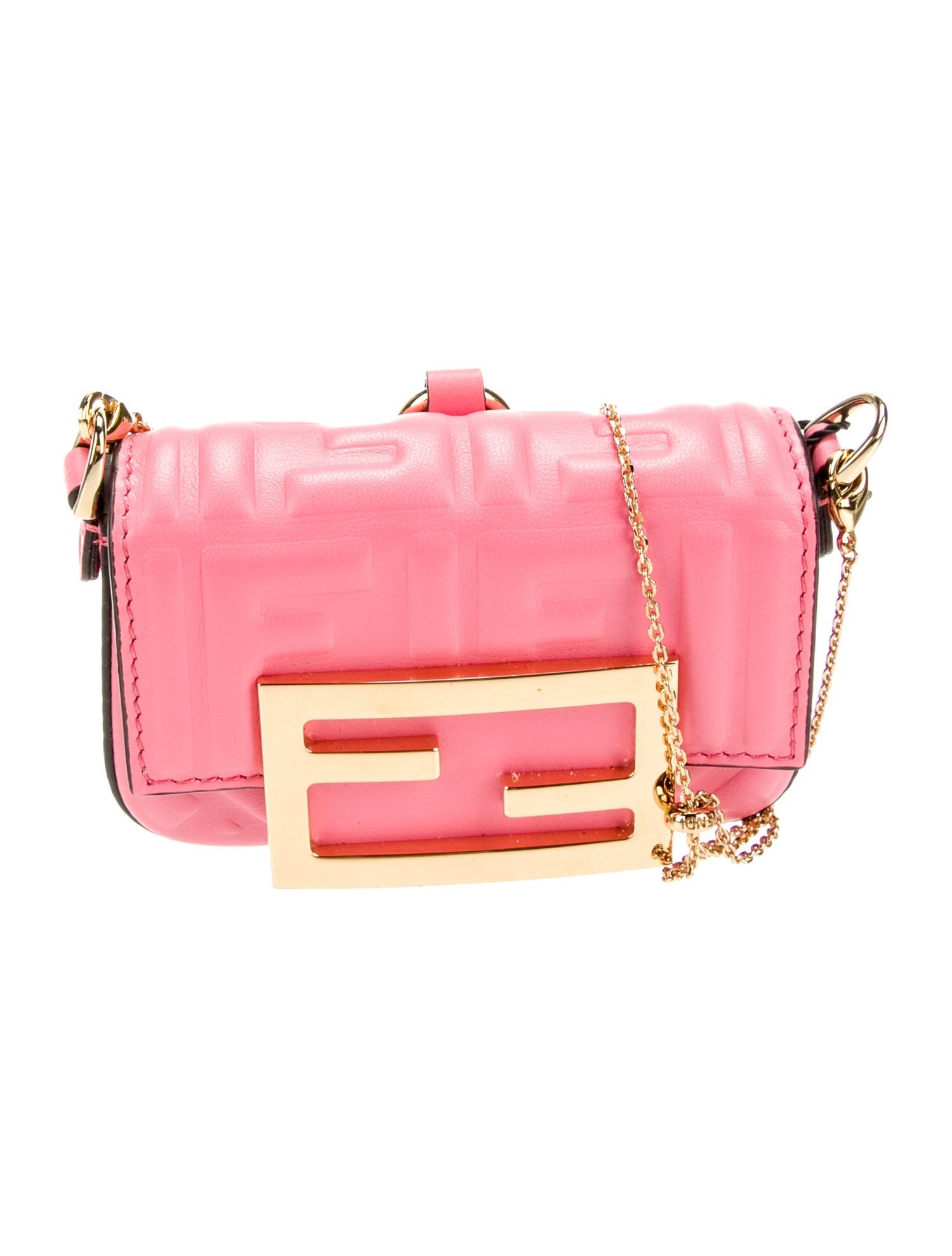 Fendi Leather Baguette Nano