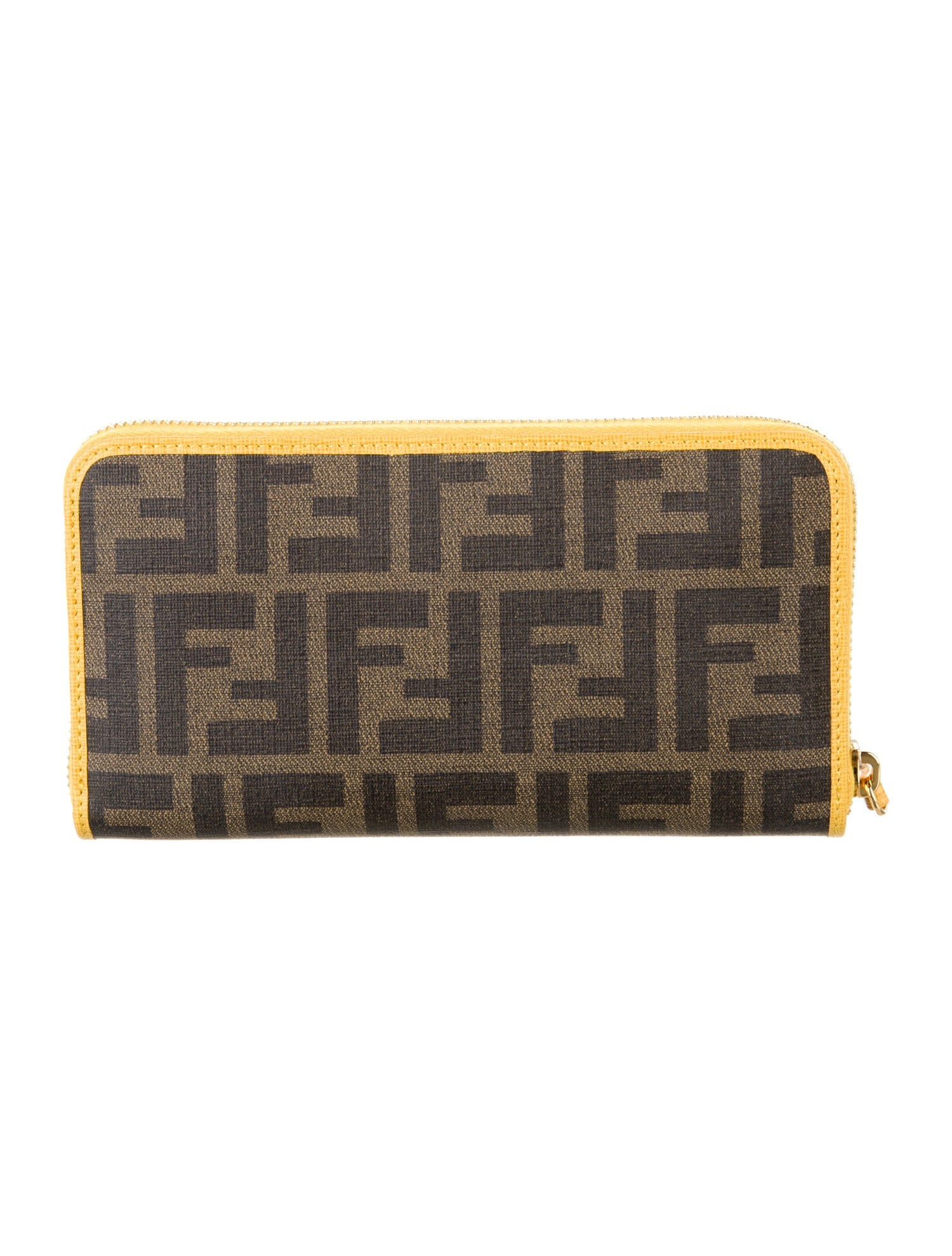 Fendi Zucca FF Logo Printed Continental Wallet w/ Tags