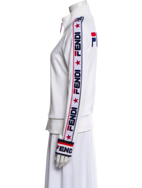 Fendi Striped Bomber Jacket