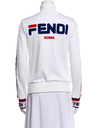 Fendi Striped Bomber Jacket