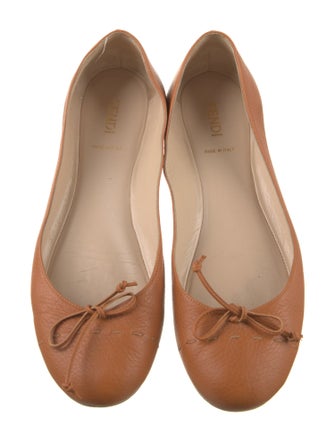 Fendi Leather Ballet Flats
