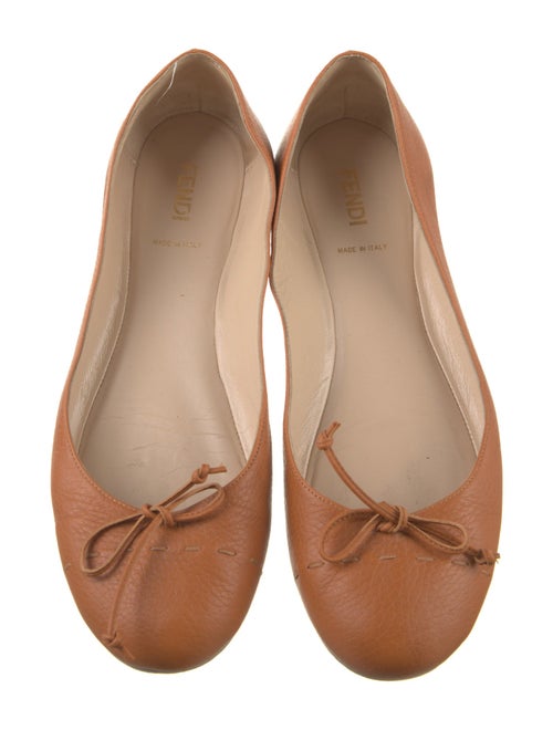 Fendi Leather Ballet Flats