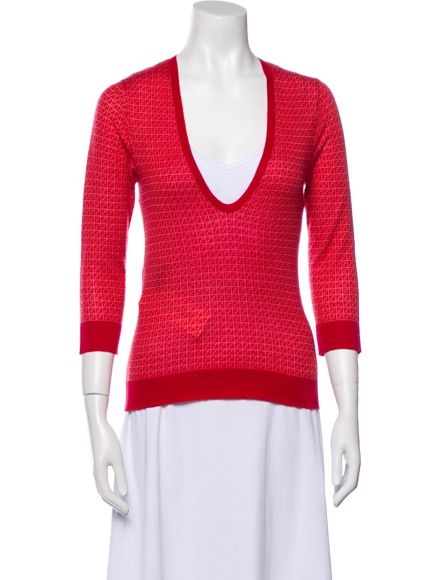 Fendi Cashmere V-Neck Sweater