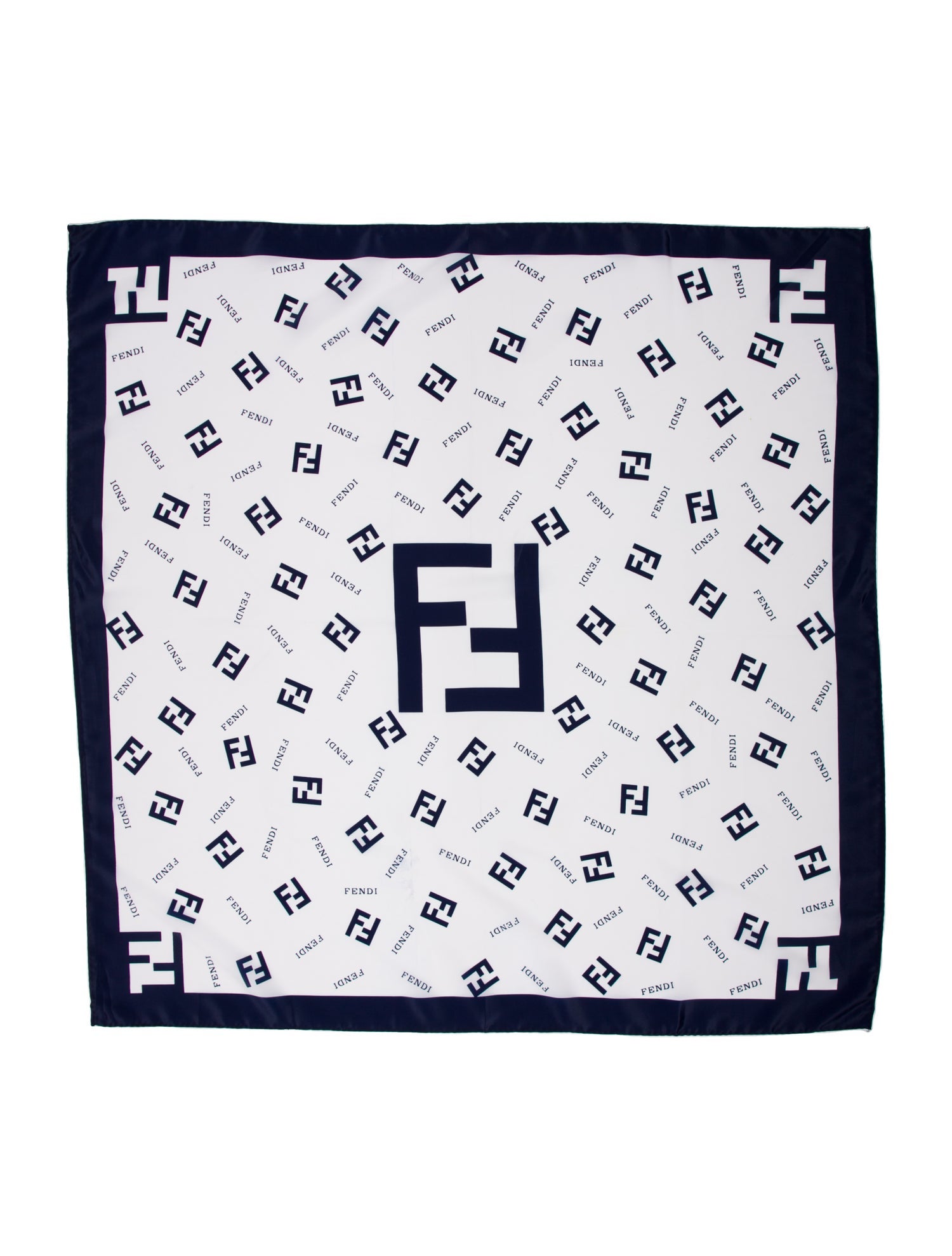 Fendi Silk Printed Bandana