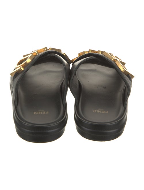 Fendi Leather Slides