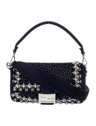 Fendi Velvet Baguette 2023