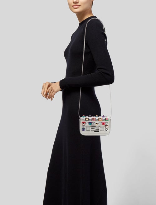Fendi Leather Baguette Mini