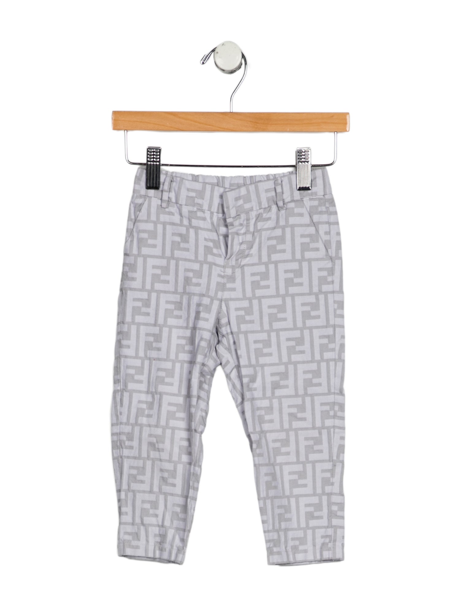 Fendi infant boys' grey pants