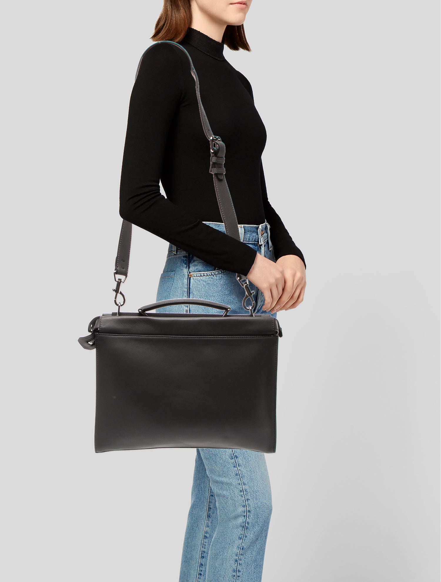 Fendi Leather Peekaboo fit Business