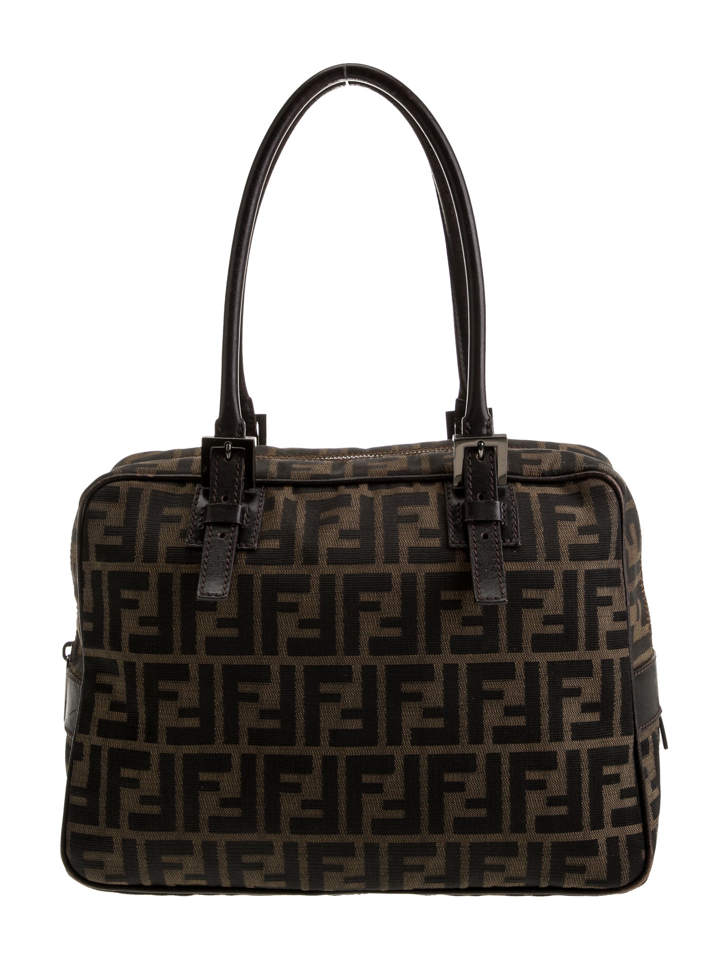 Fendi Zucca FF Top Handle Bag Vintage