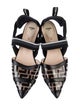Fendi Zucca FF Logo PVC Slingback Flats